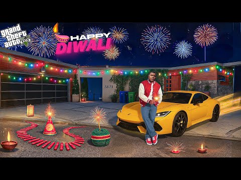 Thumbnail for Franklin Diwali Celebration In GTA 5 !