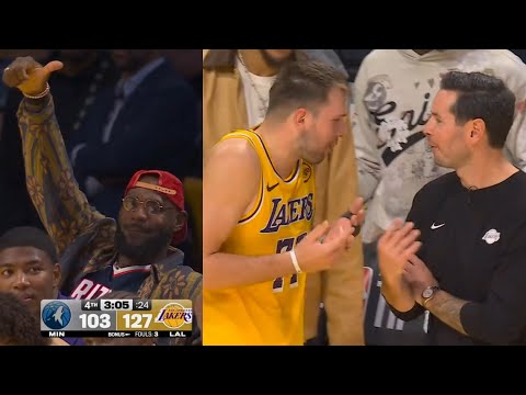 Thumbnail for JJ Redick and LeBron troll Luka Doncic for missing FT and finishing on 49pts 😂