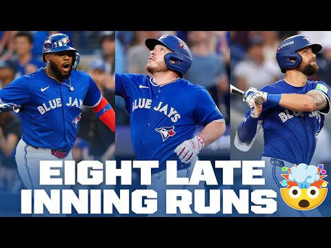 Thumbnail for Back-to-back FOUR run innings from the Blue Jays 😯 (Nathan Lukes' 3 RBIs, Alejandro Kirk's 2nd HR)