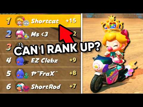 Thumbnail for My 1st Attempt at PLATINUM Rank in Competitive Mario Kart World feat. @RTAT120
