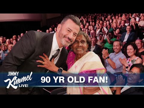 Thumbnail for Behind the Scenes with Jimmy Kimmel & Audience in Brooklyn (90-Year-Old Superfan)