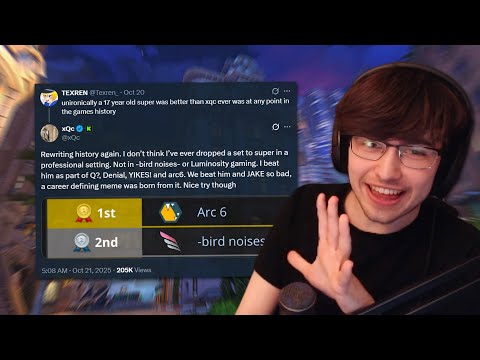 Thumbnail for Streets are saying xQc used to be better than me..