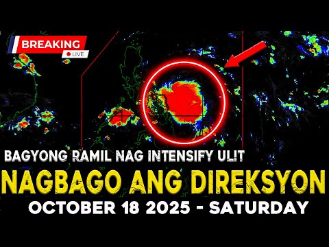 Thumbnail for OCTOBER 18 2025 | MAS LUMAKAS PA SI BAGYONG RAMIL POSIBLENG DUMAAN NG CENTRAL LUZON!
