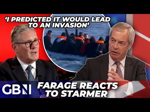 Thumbnail for ‘Gaslighting the public!’ | Farage REBUKES Starmer's claim that Brexit caused the migrant crisis