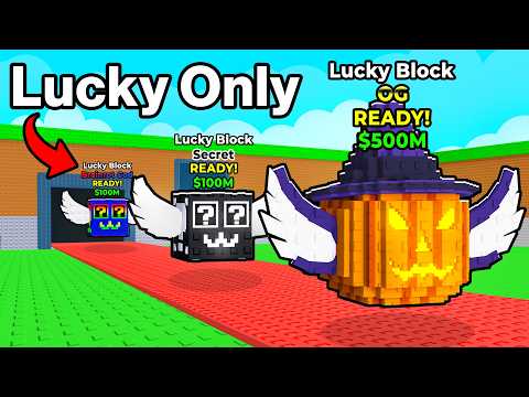 Thumbnail for $0 to $1 Trillion Using Only Lucky Blocks!