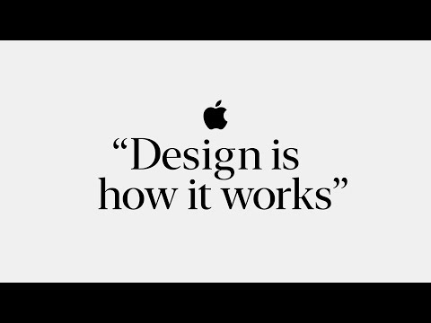 Thumbnail for Design is how it works | Apple