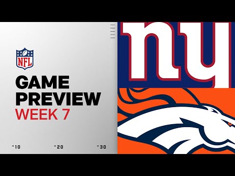 Thumbnail for New York Giants vs Denver Broncos | Week 7 Game Preview