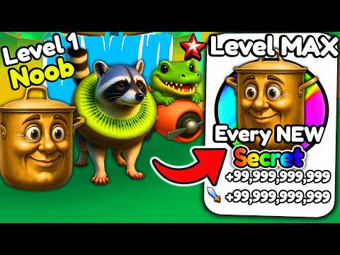 Thumbnail for Starting Over as NOOB with Pipi Kiwi MAX SECRET in Brainrot Evolution!