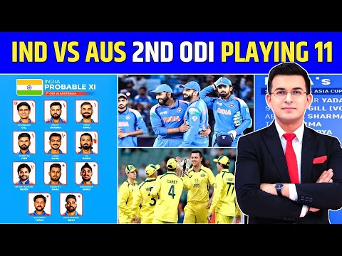 Thumbnail for India vs Australia 2nd ODI Playing 11 | Match Time & Live Streaming Info 