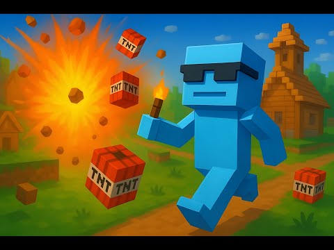 Thumbnail for Minecraft TNT Blast in Village With Subscribers !