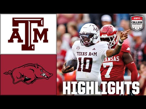 Thumbnail for Texas A&M Aggies vs. Arkansas Razorbacks | Full Game Highlights | ESPN College Football