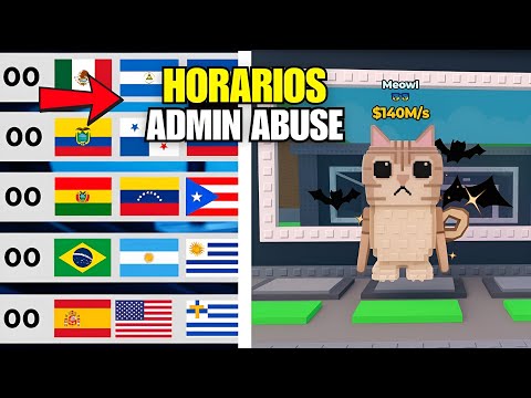 Thumbnail for ¡RÁPIDO! ¡MEGA ADMIN ABUSE SORPRESA *CONFIRMADO* HORARIOS en STEAL A BRAINROT 😱 Roba un Brainrot