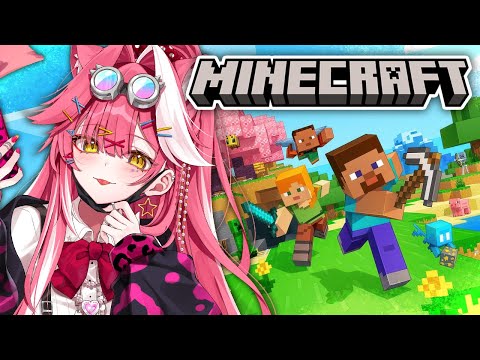 Thumbnail for 【MINECRAFT】Chattini!!! Let's mine and craft together!~ 🐱 RAOOO!!
