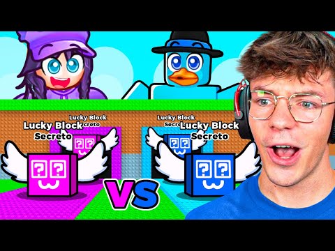 Thumbnail for CHICOS vs CHICAS en CARRERA de LUCKY BLOCKS en Steal a Brainrot!