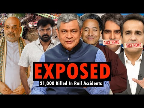 Thumbnail for ASHWINI VAISHNAW EXPOSED OVER RAIL ACCIDENTS | SONAM WANGCHUK'S FAKE NEWS ON GODI & GAS CYLINDER