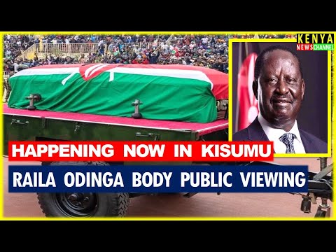 Thumbnail for LIVE KISUMU - Public Viewing of Raila Odinga Body at Mamboleo Stadium