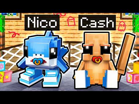 Thumbnail for We Turned Into BABY BRAINROTS in Minecraft!