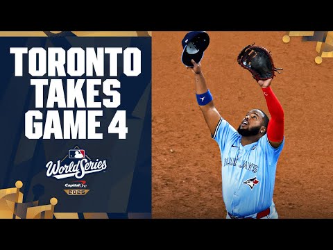 Thumbnail for FINAL 3 OUTS: The Toronto Blue Jays even up the World Series with an emphatic win in Game 4! 😤