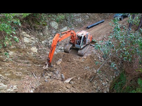 Thumbnail for Improving Drainage on My Steep Mountain Road Using Vintage Machines