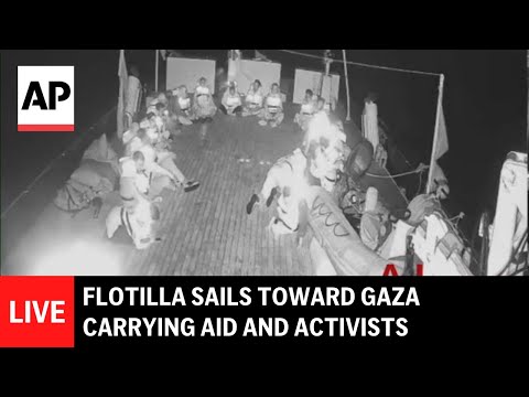Thumbnail for Global Sumud Flotilla LIVE: Boats sail toward Gaza carrying aid