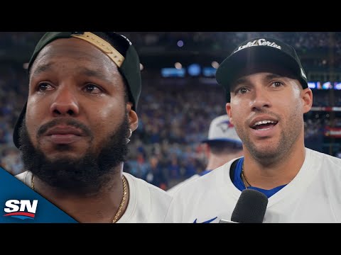 Thumbnail for Vladimir Guerrero Jr. And George Springer Speak Moments After Advancing To World Series