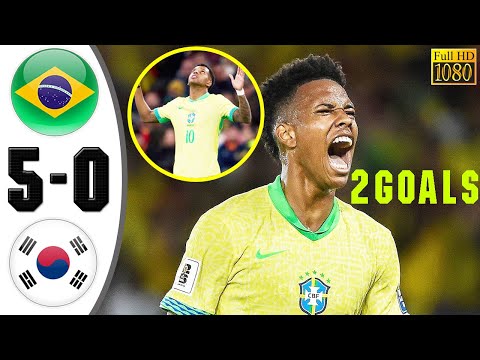 Thumbnail for Brazil vs South Korea 5-0 Highlights & All Goals 🔥 Friendlies 2025 HD