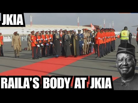 Thumbnail for Situation at JKIA as Raila Odinga's body arrives from Mumbai, India