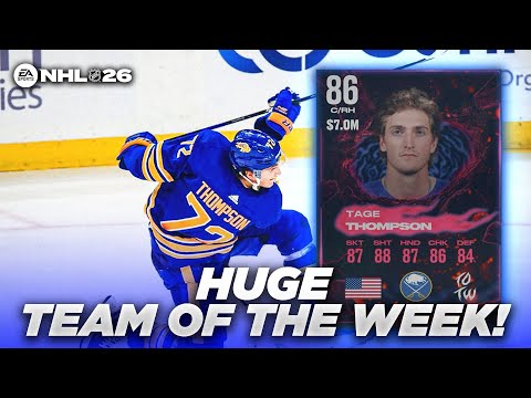 Thumbnail for INSANE TEAM OF THE WEEK IN NHL 26 HUT! (FULL BREAKDOWN)
