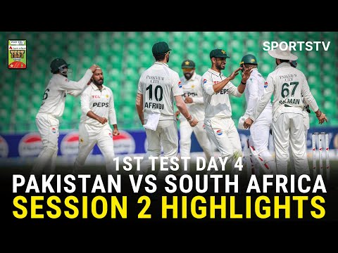 Thumbnail for Session 2 Highlights | Pakistan vs South Africa Test Series 2025 | 1st Test Day 4 | PCB | M3U1U
