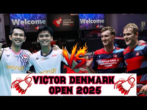 Thumbnail for (MD~R16) Alfian/Fikri (INA) VS Lundgaard/Vestergaard (DEN) | Denmark Open 2025 Badminton