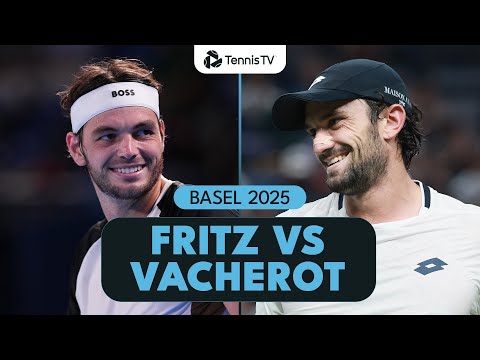 Thumbnail for EPIC Taylor Fritz vs Valentin Vacherot Rollercoaster 🎢 | Basel Highlights 2025