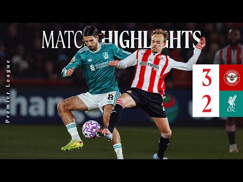 Thumbnail for Highlights: Brentford 3-2 Liverpool | Kerkez & Salah Goals in Premier League Defeat