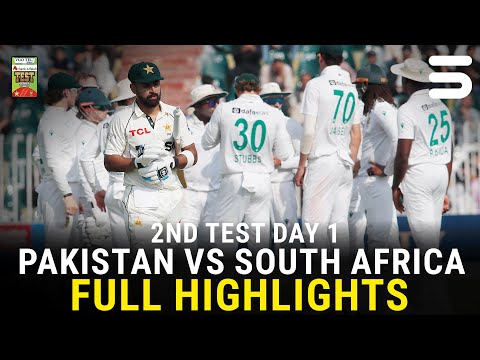 Thumbnail for Full Highlights | Pakistan vs South Africa Test Series 2025 | 2nd Test Day 1 | PCB | M3U1U