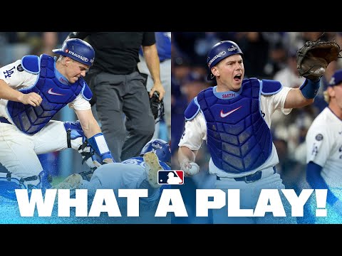 Thumbnail for FULL 10TH INNING: Dodgers make CRAZY plate at the plate in Game 3 of the World Series! 😳