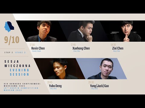 Thumbnail for The 19th International Fryderyk Chopin Piano Competition (evening session), 9.10.2025