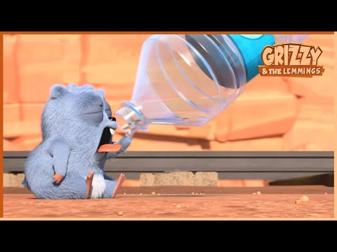 Thumbnail for Lemming blues | Grizzy & the lemmings | 25' Compilation | 🐻🐹 Cartoon for Kids