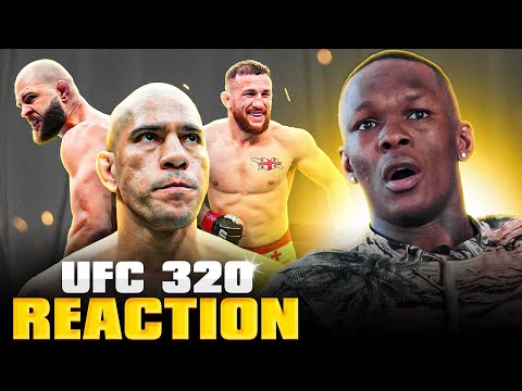 Thumbnail for Israel Adesanya Reacts To Alex Pereira's INSANE 1st Round KO Of Magomed Ankalaev | UFC 320 Reaction