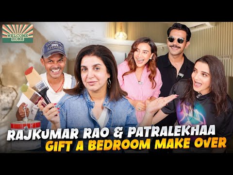 Thumbnail for 3 Day Room Makeover! | Rajkummar Rao & Patralekhaa Gift Parnalekha a Dream Bedroom on Welcome Home!