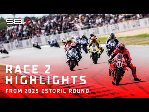 Thumbnail for HIGHLIGHTS from a hectic Race 2 at Estoril 🔝 | 2025 #EstorilWorldSBK 🇵🇹