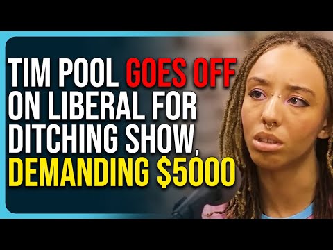 Thumbnail for Tim Pool Goes Off On Liberal For Ditching Show, Demanding $5000