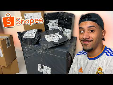 Thumbnail for Chegaram as COMPRAS da Shopee que Fiz no Tédio da Madrugada! Muita Coisa Daora!