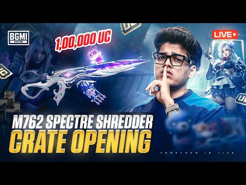 Thumbnail for 1,00,000 UC M762 SPECTRE SHREDDER OPENING | JONATHAN IS BACK!! | BGMI!