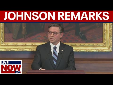 Thumbnail for FULL SPEECH: Speaker Johnson on Day 7 of Government Shutdown | LiveNOW from FOX