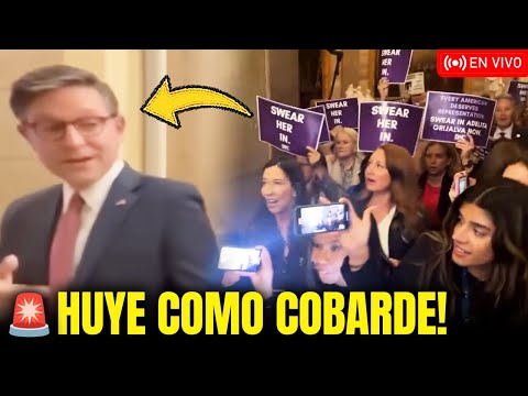 Thumbnail for PEÓN de TRUMP HUYE ENTRE GRITOS tras el PROTESTA por ARCHIVOS EPSTEIN