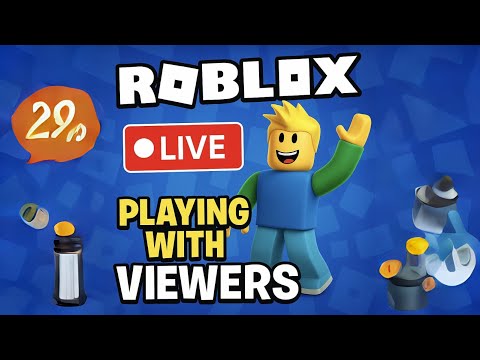 Thumbnail for ROBLOX DAY 1 WITH EVERY VIEWERS