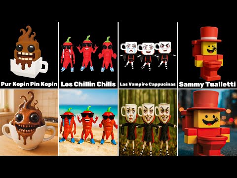 Thumbnail for COMPARISON - ALL NEW INSANE ITALIAN BRAINROTS vs ROBLOX  STEAL a BRAINROT CHARACTERS