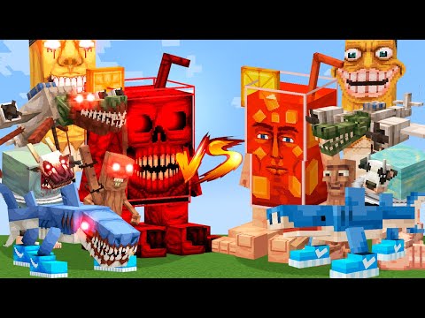 Thumbnail for BRAINROTS vs BRAINROTS ATERRADORES en MINECRAFT