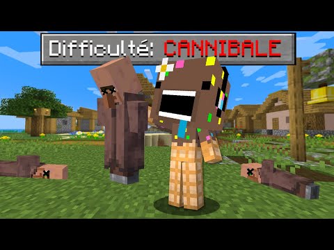 Thumbnail for Plus je MANGE des VILLAGEOIS plus je DEVIENS FORT sur Minecraft..