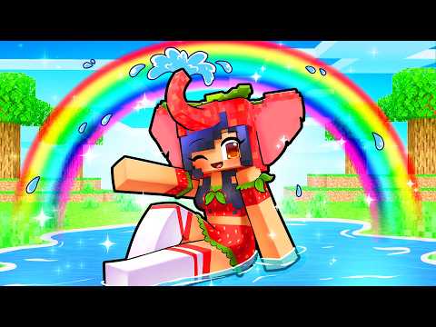 Thumbnail for Playing as a STRAWBERRY ELEPHANT In Minecraft!