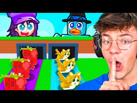 Thumbnail for Usando SUERTE INFINITA en 2 FILAS Contra Mi CRUSH... (Steal a Brainrot)